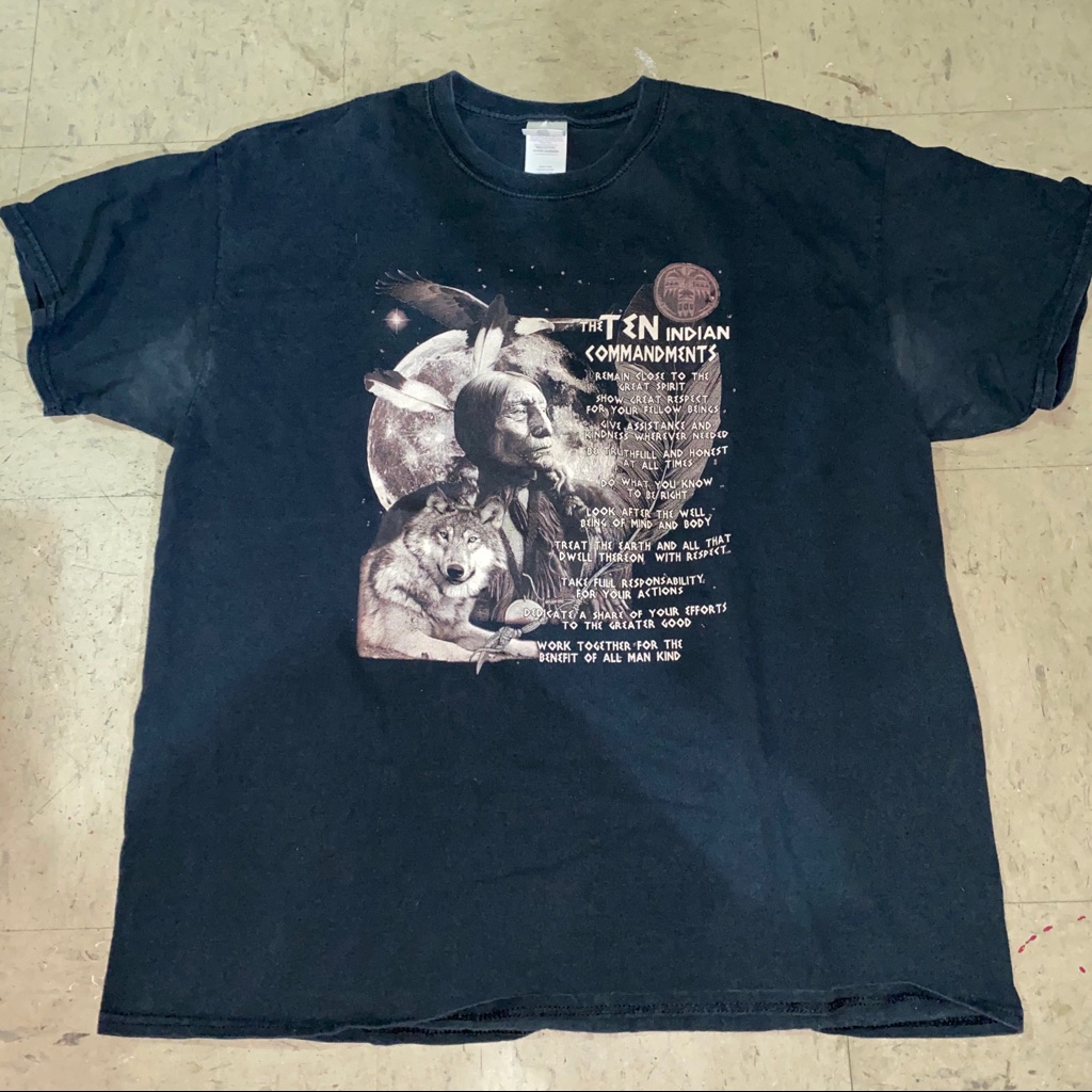 10 Indian Commandments Tee